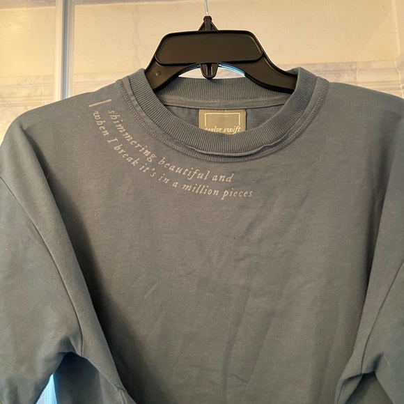 Taylor Swift Official Merch Folklore Mirrorball Tshirt Dress Sz M RARE - Picture 2 of 5